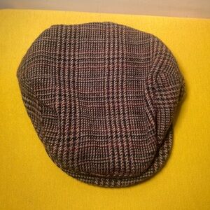 Men's Tweed Cabbie Hat sz Large